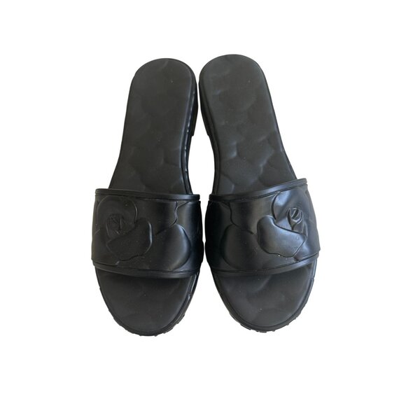 VALENTINO GARAVANI Black Atelier 40 Rose Sandals Size 41 / US 11 - Picture 9 of 10